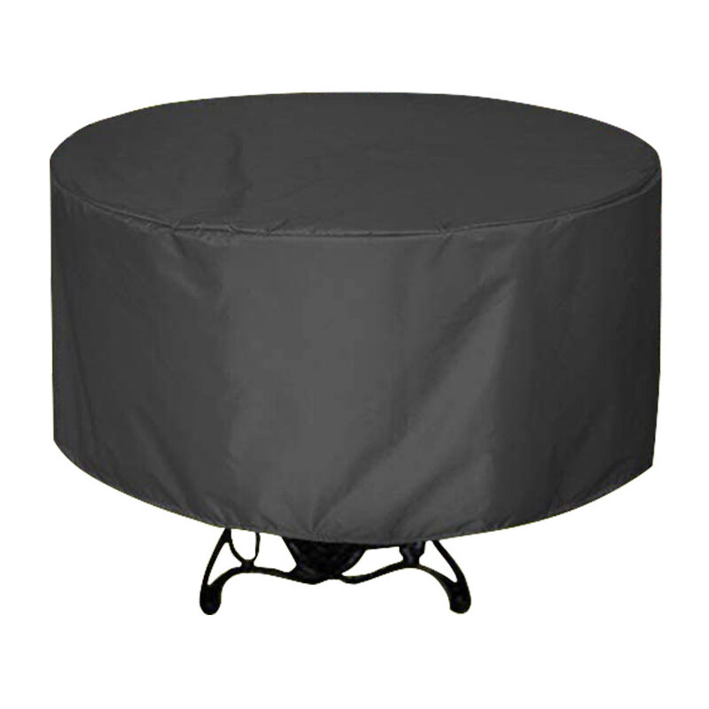 Housse pour mobilier de jardin,Housse de protection large pour salon de jardin carré 120x120x74cm blanc cassé