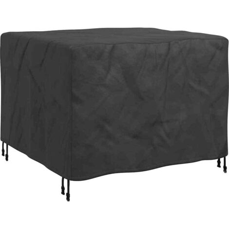 Housse pour mobilier d'extérieur Noir 113 x 113 x 73 cm 210D CFW39553