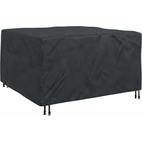 Housse pour mobilier d'extérieur Noir 150 x 150 x 75 cm 210D CFW31123