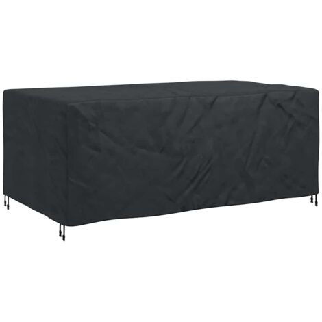Housse pour mobilier d'extérieur Noir 240 x 140 x 90 cm 210D CFW87279
