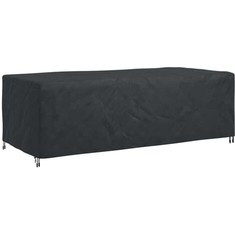 Housse pour mobilier d'extérieur Noir 300 x 140 x 90 cm 210D CFW86663