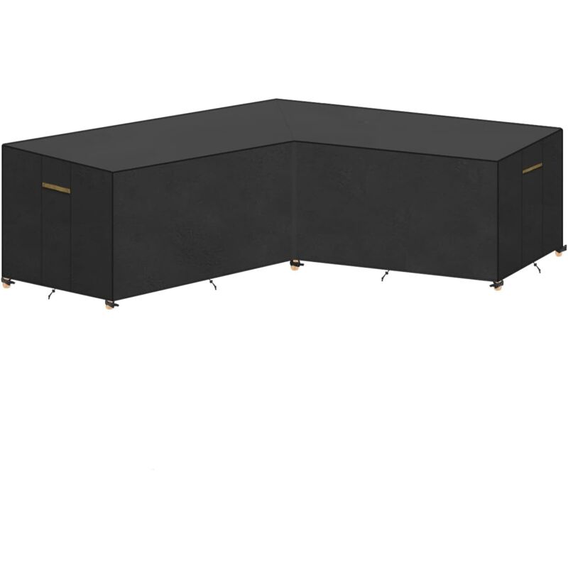 Housse pour Mobilier Extérieur Bâche Salon de Jardin Housse Canapé D'angle Jardin Imperméable Couvrir pour Meubles de Jardin Bâche Anti Pluie pour