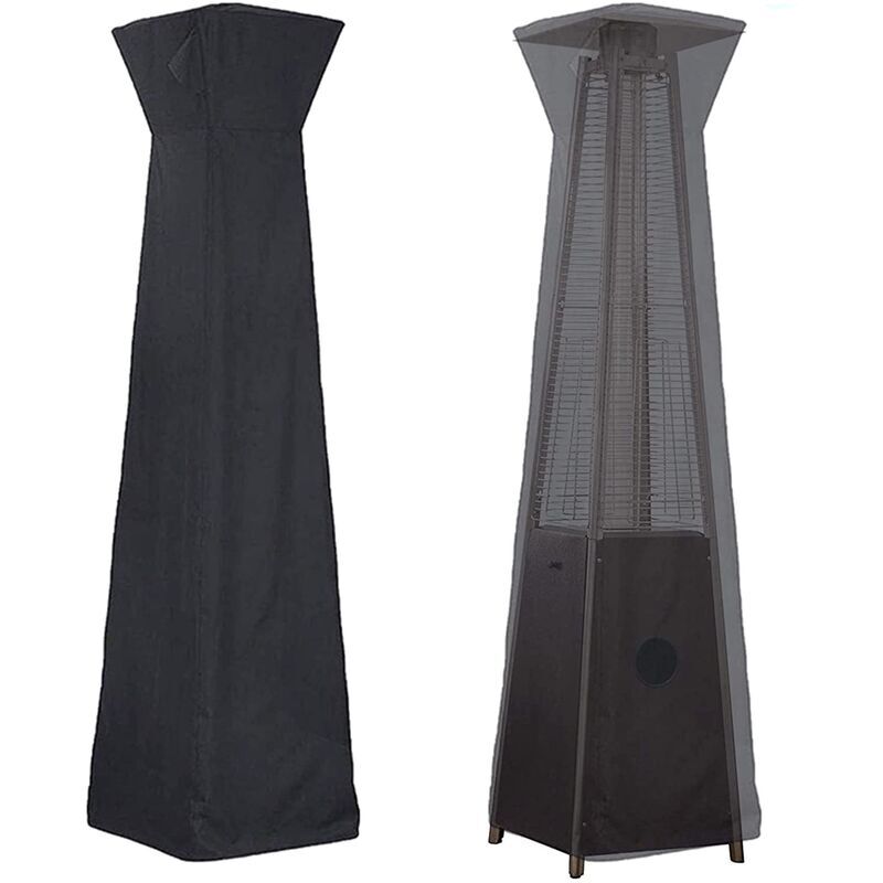 Housse pour Parasol Chauffant en 210D Oxford Imperméable, Housse de Protection pour Chauffage de Terrasse, Bache de Protection pour Chauffage de