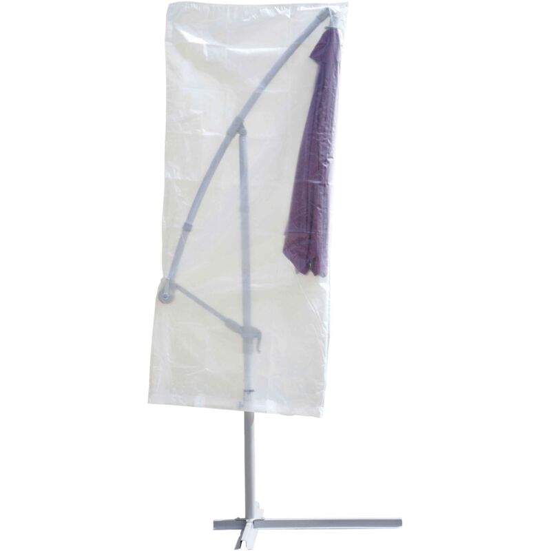 Ribiland - Housse transparente de parasol déporté - transparent