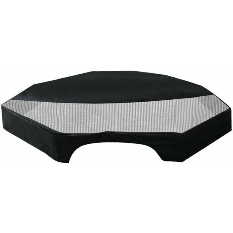 Housse pour parc à jeux pour animaux de compagnie de 61 cm (24 pouces), ensemble de 8 pièces comprenant une housse en filet pour parc à jeux octogonal et un pare-soleil pour parc à jeux pour chiens.