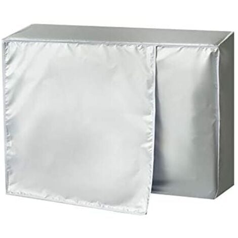 LINGHHANG Housse pour pompe de piscine, Climatiseur Exterieur Plus épaisse Couverture Imperméable de Climatiseur de Couverture pour Unités Extérieures 75X26X57cm Fontainebleau