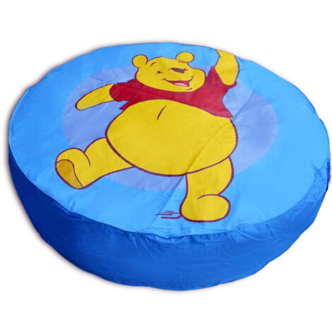 Housse pour pouf géant Winnie l'Ourson ø 110 cm Bleu