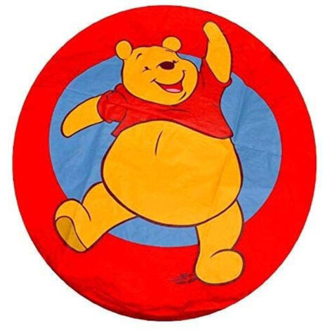 Housse pour pouf géant Winnie l'Ourson ø 110 cm Rouge