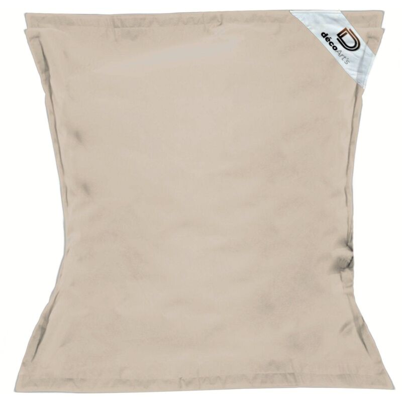 Deco Arts - Housse pour Pouf Géant xxl 180x140cm Flottant pour Piscine - Beige