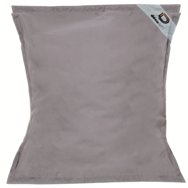 Deco Arts - Housse pour Pouf Géant xxl 180x140cm Flottant pour Piscine - Gris galet