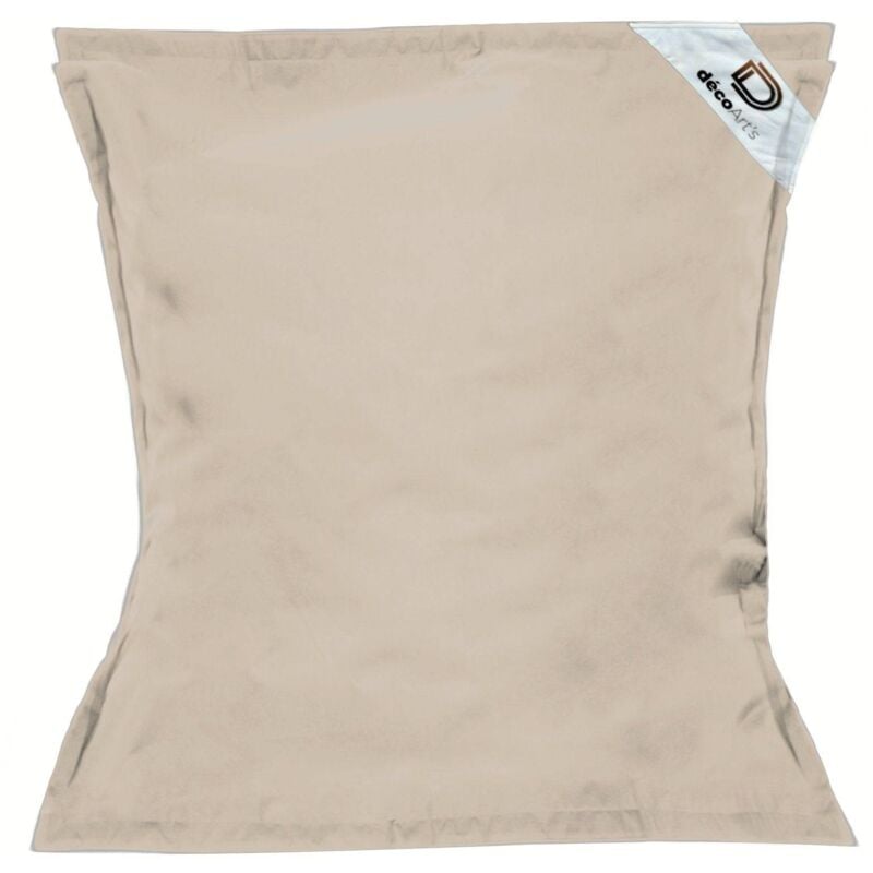 Housse pour Pouf Géant xxl 180x140cm Intérieur et Extérieur - Beige