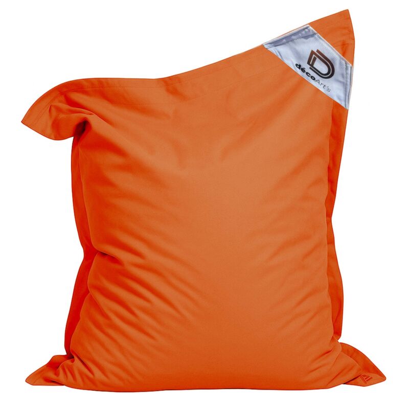 Housse pour Pouf Géant XXL 180x140cm Intérieur et Extérieur - Orange