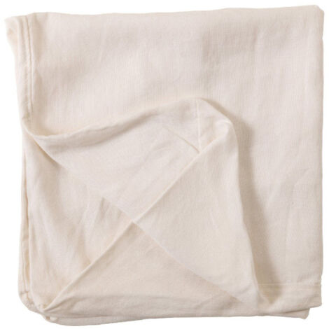 Housse pour Pouf "Monaco" 105x105cm Blanc