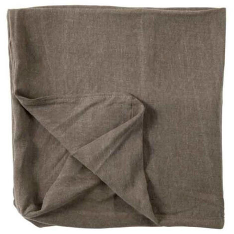 Housse pour Pouf "Monaco" 105x105cm Taupe
