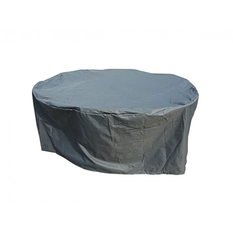 Housse pour salon de jardin en résine tressée Camiri 4 places Jardideco Gris