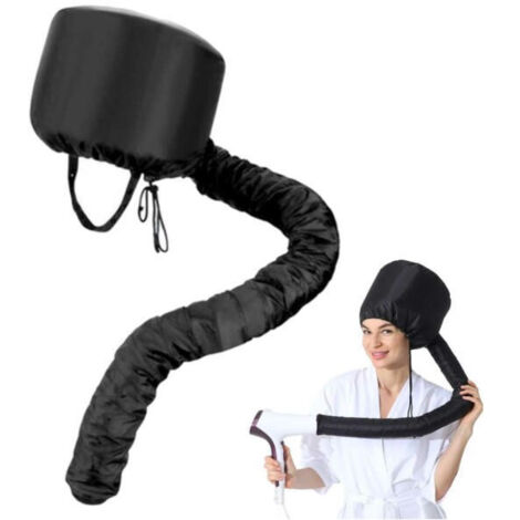 Housse pour sèche-cheveux - Séchage rapide des cheveux - Housse chauffante noire pour sèche-cheveux