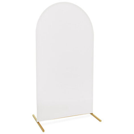 Housse pour support à nœud papillon, 150 cm x 80 cm, blanche