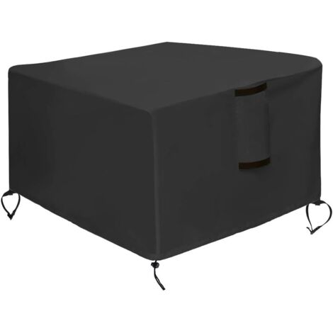 Housse Pour Table À Feu À Gaz - Carrée 28 x 28 x 25 Pouces - Imperméable Anti-UV Résistante Au Vent - Pour Table À Feu Extérieure - 1 Pièce