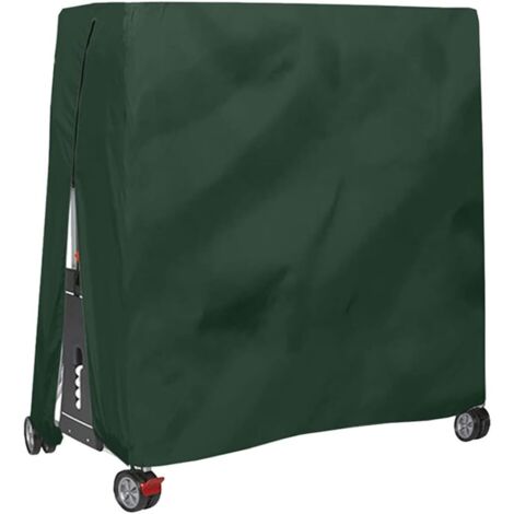Housse pour Table De Ping Pong, Étanche Résistance Au Vent Anti-UV Robuste Tissu Oxford Bâche De Protection Table De Tennis De Table avec Fermeture À Glissière Et Cordon Réglable