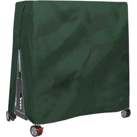 Housse pour Table De Ping Pong, Étanche Résistance Au Vent Anti-UV Robuste Tissu Oxford Bâche De Protection Table De Tennis De Table avec Fermeture À Glissière Et Cordon Réglable