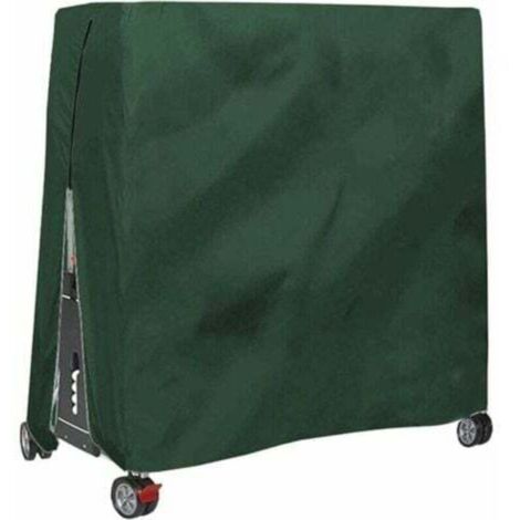 Housse pour Table De Ping Pong, Étanche Résistance Au Vent Anti-UV Robuste Tissu Oxford Bâche De Protection Table De Tennis De Table avec Fermeture À Glissière Et Cordon Réglable,