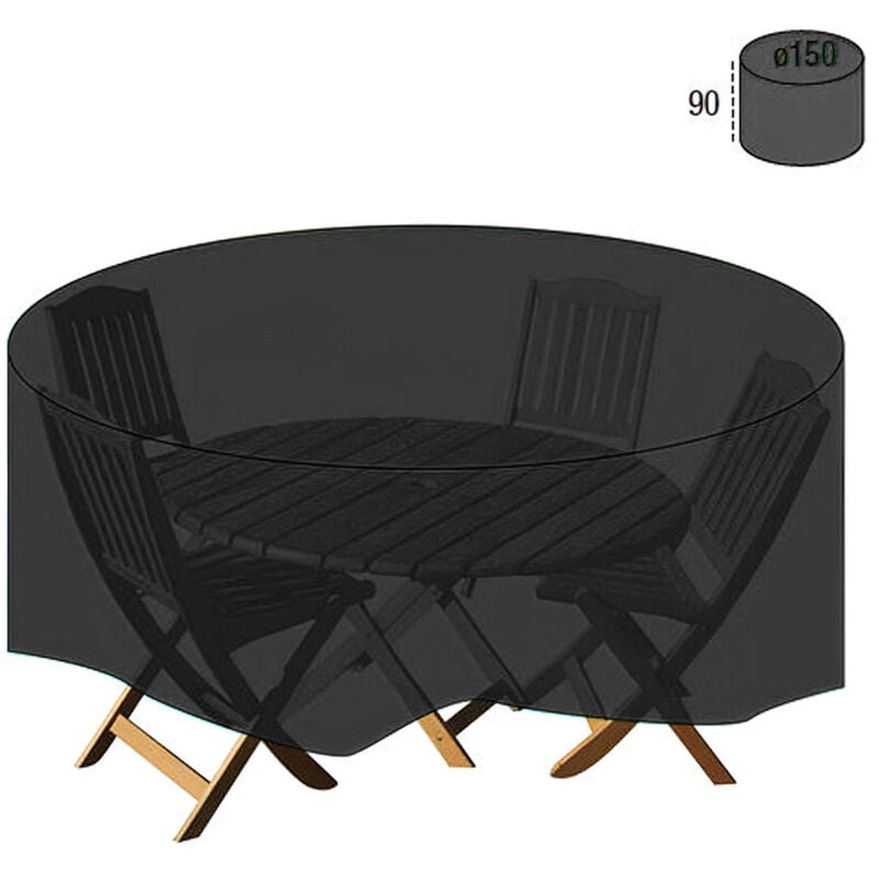Housse pour table/ensemble diamètre 150x90 cm