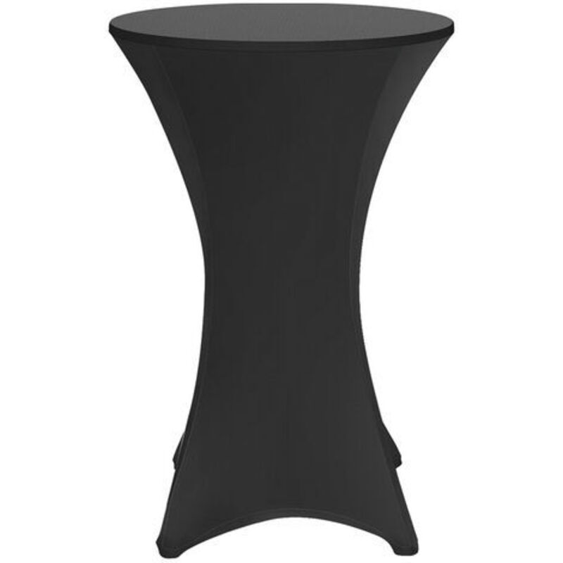 Housse pour table haute pliante 80cm Noir