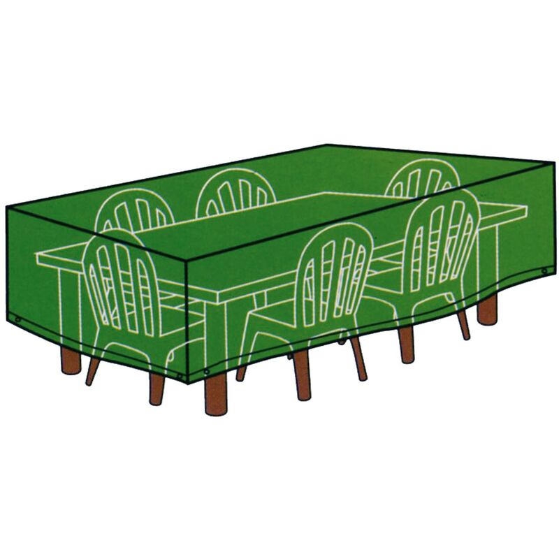 Couverture de couverture étanche pour les salons de meubles de jardin grande taille 180x270xh89 cm