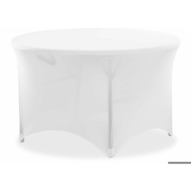Housse pour tableblanche 120 cm ronde - Blanc