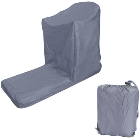Housse pour tapis de course Accessoire de protection imperméable et anti-poussière pour l'extérieur en forme de L pour tapis de course Gris 206 x 94 x 170 cm