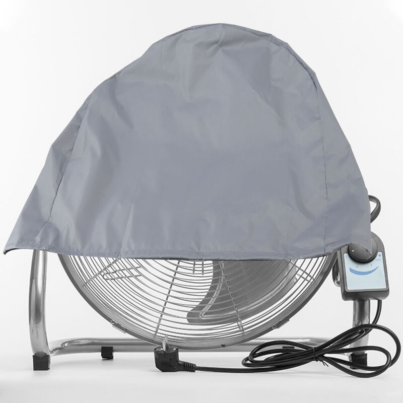 Housse industrielle pour ventilateur électrique - Protectrice UV, imperméable et anti-poussière, avec cordes ajustables - Oxford argenté 210D