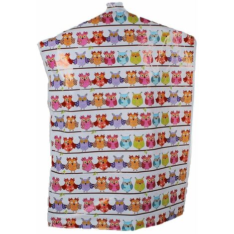 Housse pour vêtements motifs hiboux - lot de 10 - Casâme - Rouge