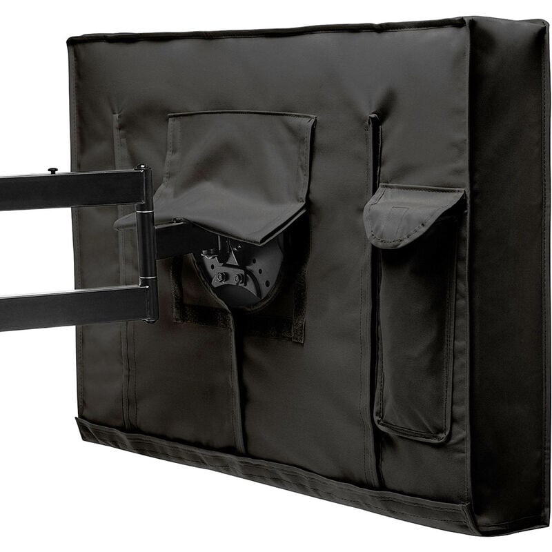 Housse Protection Écran tv Résistante Intempéries - Noir 46-48 Patio Jardin
