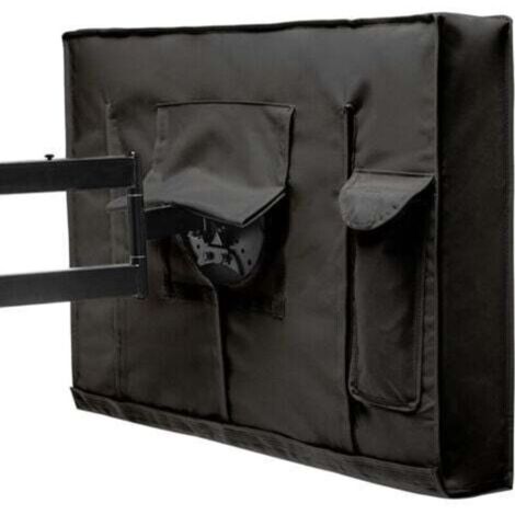 Housse Protection Écran TV Résistante Intempéries - Noir 46-48 Patio Jardin