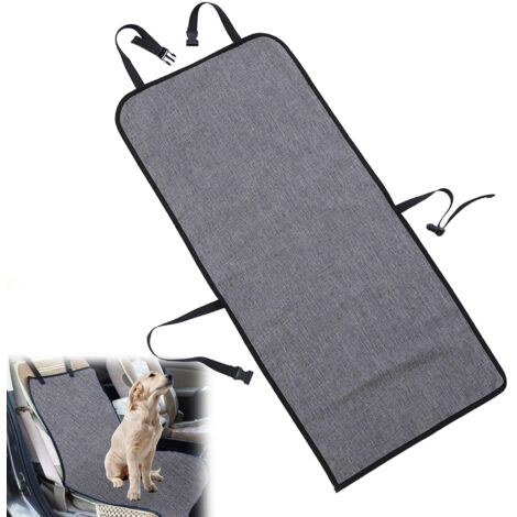 Housse Protection Voiture Chien, Imperméable et Antigriffures Housse de Siège Avant de Voiture pour Chiens, Protection de Siège de Voiture pour Animal Domestique (109 x 49 cm, Gris)