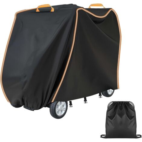 Housse robuste imperméable pour scooter de mobilité - Tissu Oxford 420D avec bandes réfléchissantes et boucles de fixation - Pour scooters à 3 et 4 roues (XL, 144 x 99 x 68 cm)