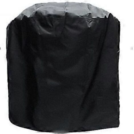 Housse ronde imperméable pour barbecue, résistante à la pluie et à la poussière, pour barbecue extérieur à charbon, gaz et électrique (Dimensions : 58 x 77 cm)