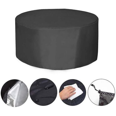 Housse ronde imperméable pour mobilier de jardin (230 x 110 cm)