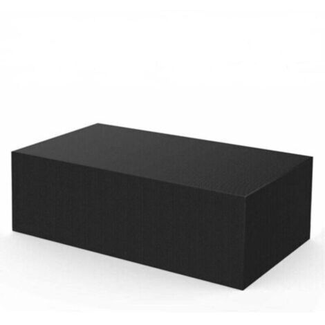 Housse Salon De Jardin 180x120x74cm, Bâche De Protection pour Mobilier, Étanche Housses Meuble Exterieur, Housse anti-poussière pour table et chaise de jardin-Crezuo