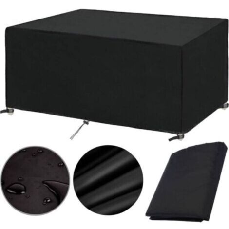 Housse Salon de Jardin 21313274cm Protection Bache Table de Jardin Mobilier Extérieur Imperméable Coupe-Vent Anti-UV Résistant Au Froid Housse de Meuble Tissu Oxford (21313274)--