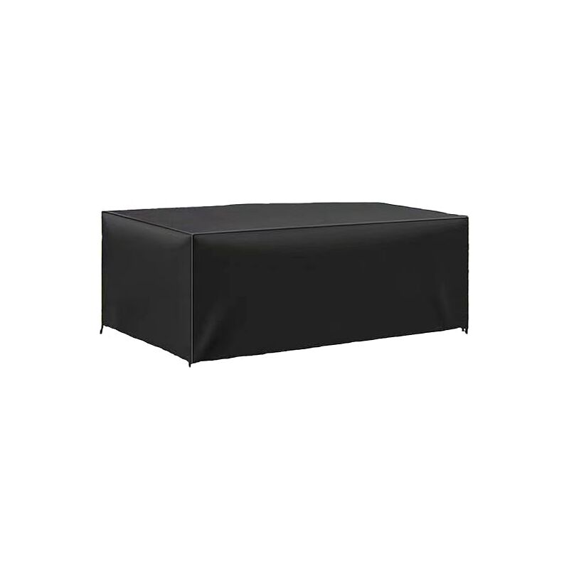 Housse Table de Jardin 180 x 110 x 70cm, Housse de Protection Bâche Résistante aux Intempéries et aux Déchirures 420D Oxford pour Mobilier Salon de