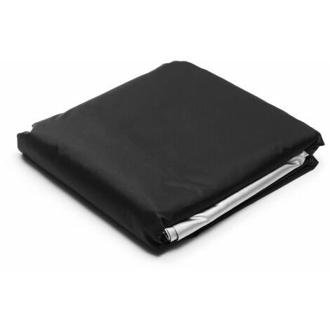Housse Salon de Jardin 600D Oxford Tissu Housse de Protection pour Mobilier Housse de Table de Jardin Imperméable Bche de Protection avec Corde et Boucle Verrouillage(200x200x85cm)