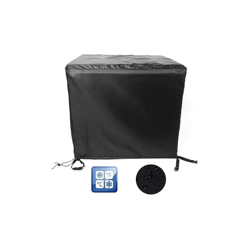 Housse Salon de Jardin 600D Oxford Tissu Imperméable Bâche de Meubles d'extérieur, Housse de Protection pour Mobilier Housse de Table ,909090cm