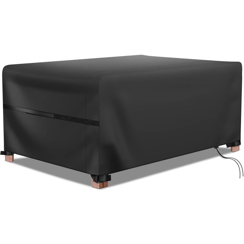 Housse Salon de Jardin, Housse De Protection Salon De Jardin Imperméable, Respirante, Coupe-Vent, Anti-UV, Housse Protection Oxford 420D Bache Table