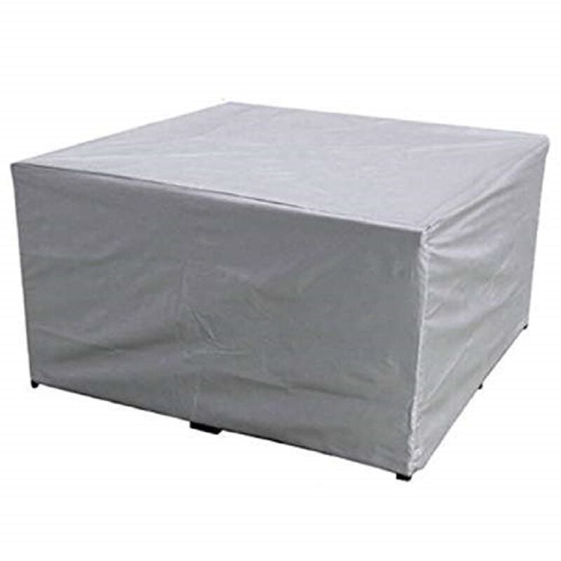 Housse Salon de Jardin, Housse Meuble de Jardin, Housse de Anti-UV Protection, Imperméable Anti-Vent Pluie, Rectangulaire Housse pour Table Meubles