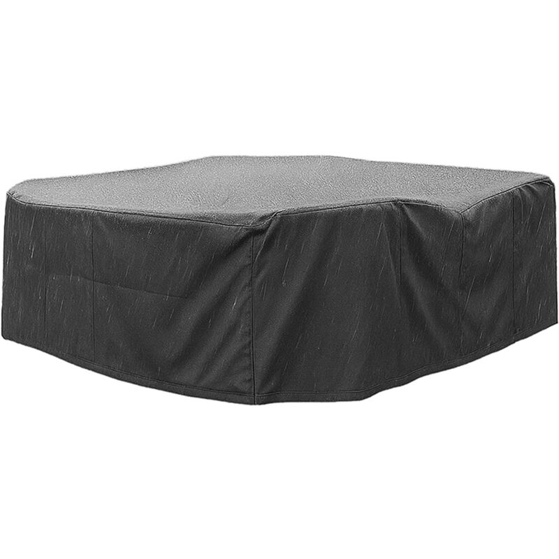 Housse salon de jardin L350 x l230 x H90 cm - Polyester 600D enduit PVC, robuste et imperméable