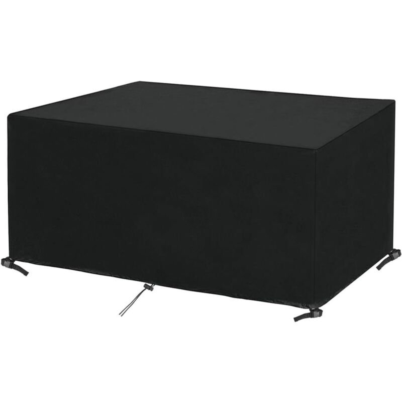 Housse Salon de Jardin Rectangulaire Housse de Table de Jardin Imperméable Bache Salon de Jardin Exterieur Bache Table de Jardin Housse de Protection