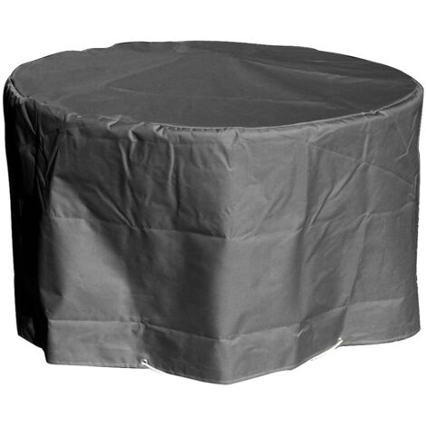 Housse de protection pour table de jardin ronde – Toile Oxford polyester 220 g/m² – Diamètre 120 cm – Hauteur 70 cm – Imperméable et anti UV – Green Club