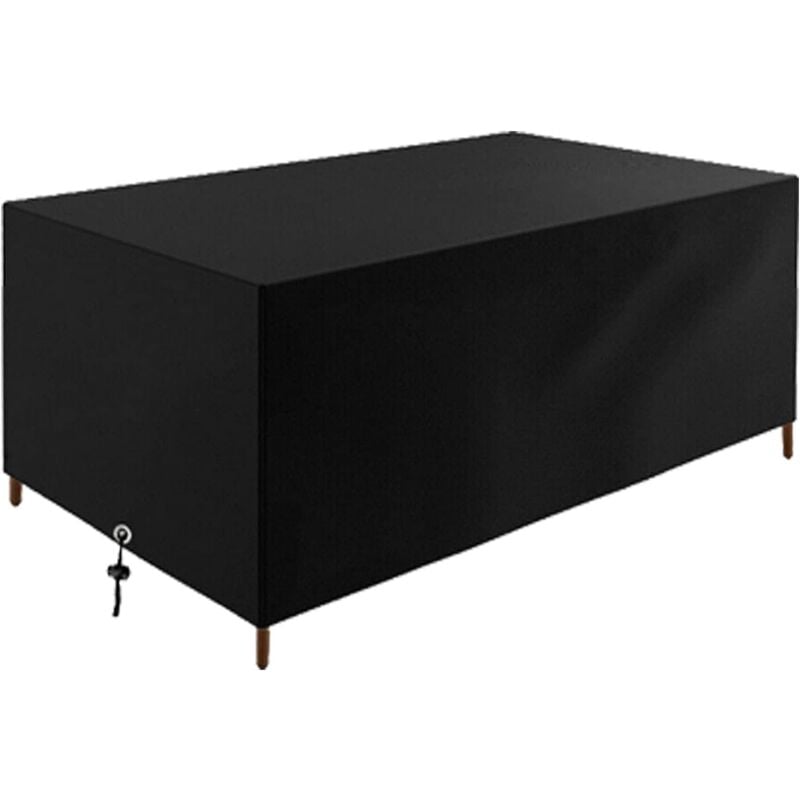 Housse Salon de Jardin,Housse de Table Jardin Rectangulaire, 180x110x70cm/LxWxH très résistant Housse de Protection pour Mobilier différentes Tailles