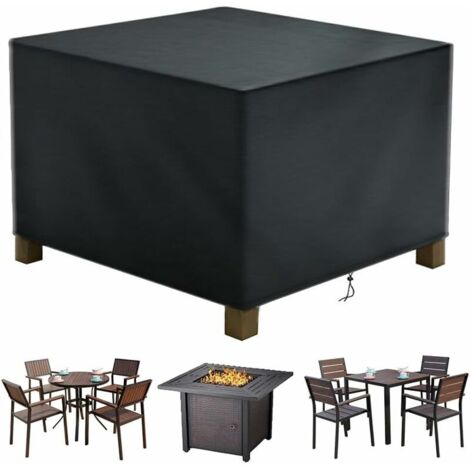 Housse Salon de Jardin,Housse de Table Jardin,Couverture de Protection Meubles Bâche Salon, 420D Tissu Oxford Bache Table Exterieur (12012074CM)